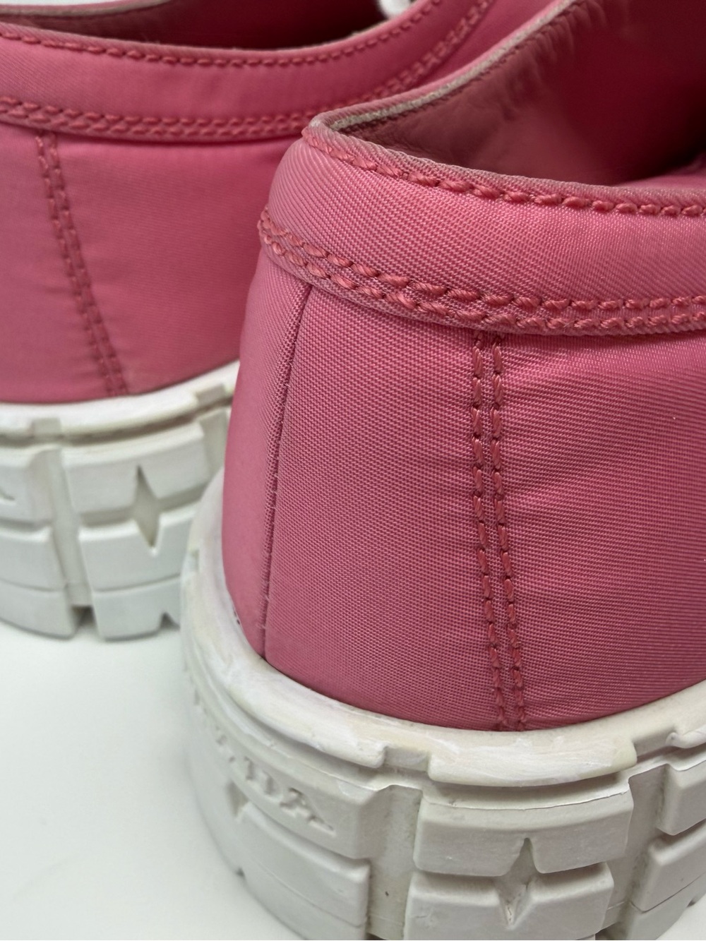 Prada Hot Pink Platform Lace-Up Sneakers - Picture 11 of 16